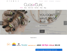 Tablet Screenshot of click-n-curl.com